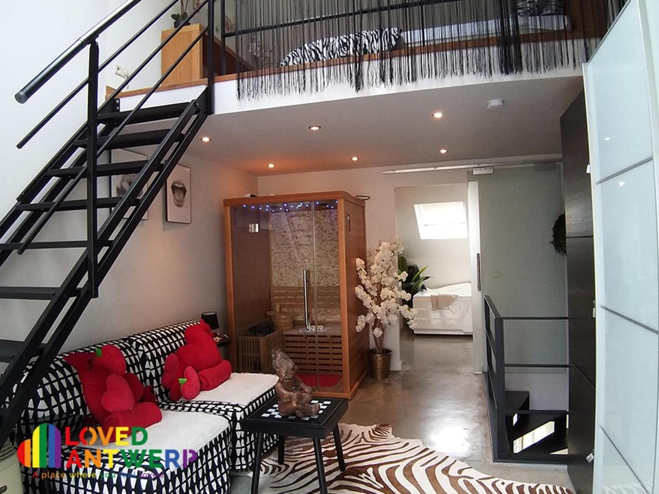 Wellness Loft With Sauna, Jacuzzi, Roof Terrace & Amazing View Apartment Antwerp Exterior photo